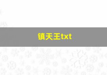 镇天王txt