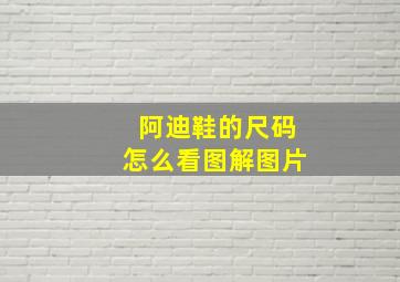 阿迪鞋的尺码怎么看图解图片