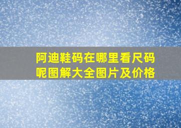 阿迪鞋码在哪里看尺码呢图解大全图片及价格