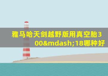 雅马哈天剑越野版用真空胎300—18哪种好