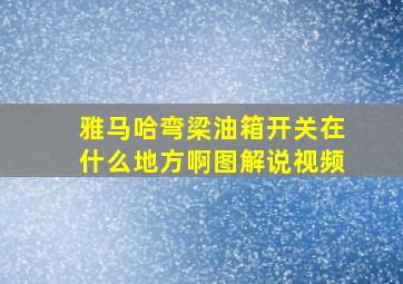 雅马哈弯梁油箱开关在什么地方啊图解说视频