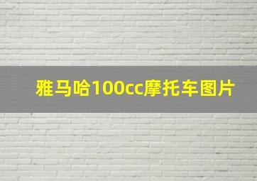 雅马哈100cc摩托车图片