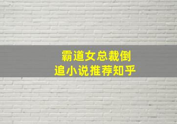 霸道女总裁倒追小说推荐知乎