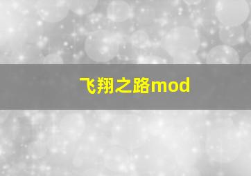 飞翔之路mod