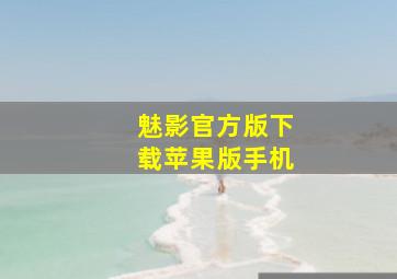 魅影官方版下载苹果版手机