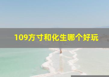 109方寸和化生哪个好玩