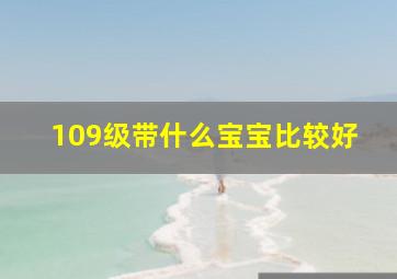 109级带什么宝宝比较好