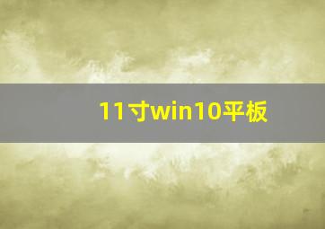 11寸win10平板