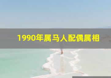 1990年属马人配偶属相