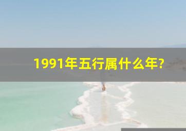 1991年五行属什么年?