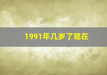 1991年几岁了现在