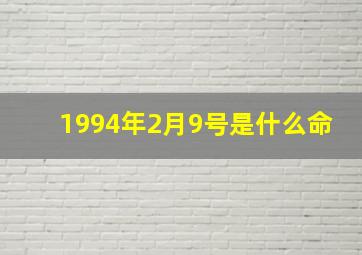 1994年2月9号是什么命