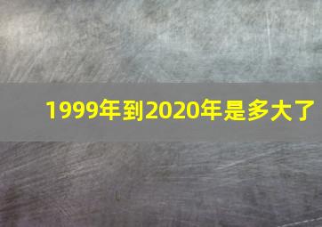 1999年到2020年是多大了