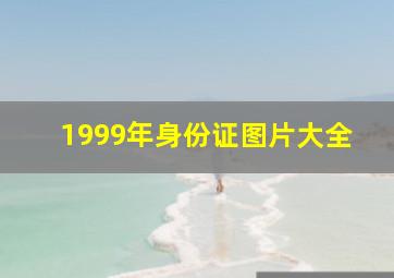 1999年身份证图片大全