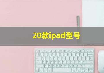 20款ipad型号