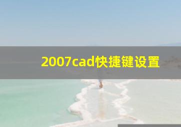 2007cad快捷键设置