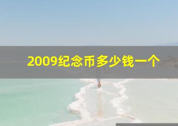 2009纪念币多少钱一个