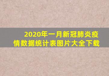 2020年一月新冠肺炎疫情数据统计表图片大全下载