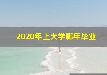 2020年上大学哪年毕业