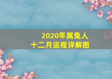 2020年属兔人十二月运程详解图