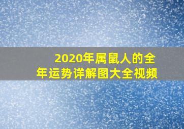 2020年属鼠人的全年运势详解图大全视频