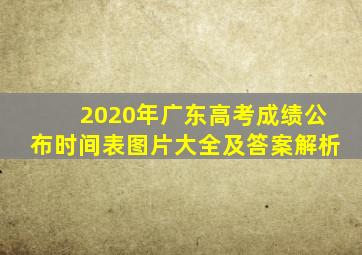 2020年广东高考成绩公布时间表图片大全及答案解析