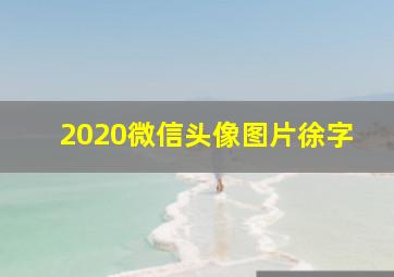 2020微信头像图片徐字