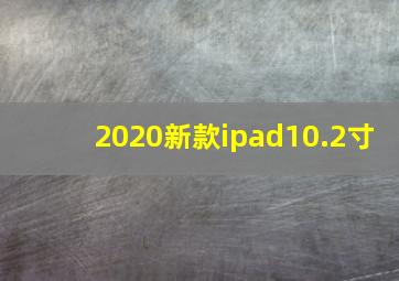 2020新款ipad10.2寸