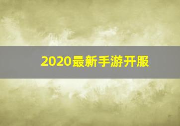 2020最新手游开服