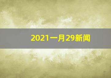 2021一月29新闻