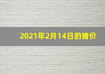 2021年2月14日的猪价