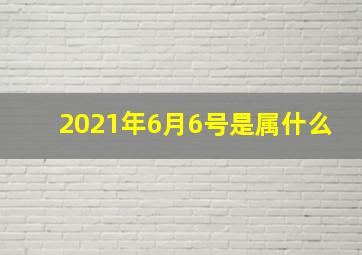 2021年6月6号是属什么