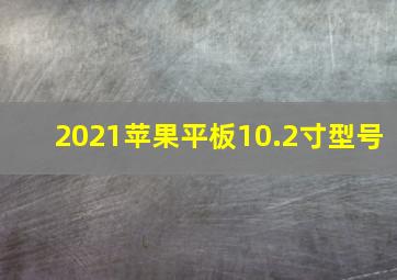 2021苹果平板10.2寸型号