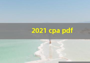 2021 cpa pdf