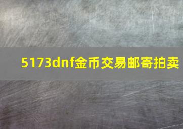 5173dnf金币交易邮寄拍卖