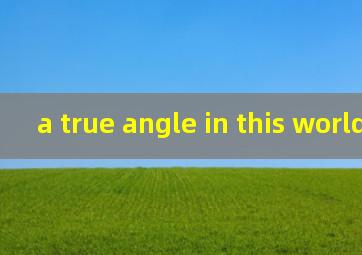 a true angle in this world翻译