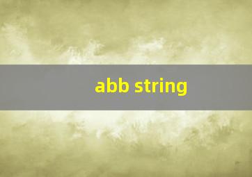 abb string