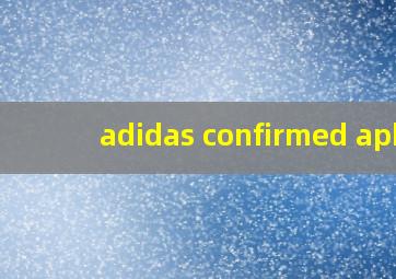 adidas confirmed apk