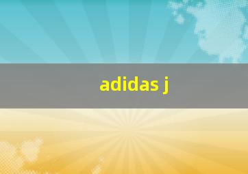 adidas j