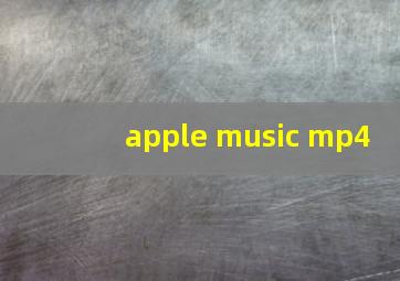 apple music mp4