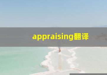 appraising翻译