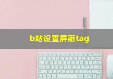 b站设置屏蔽tag