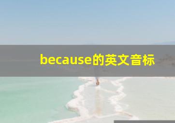 because的英文音标