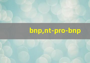 bnp,nt-pro-bnp