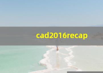 cad2016recap