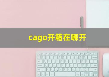 cago开箱在哪开