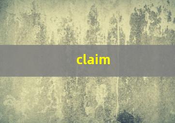 claim