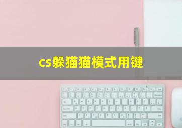 cs躲猫猫模式用键