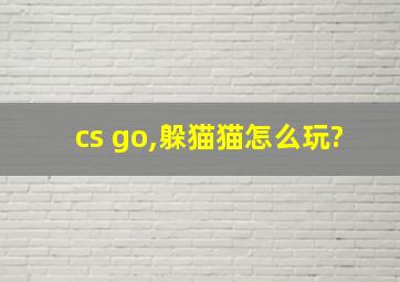 cs go,躲猫猫怎么玩?