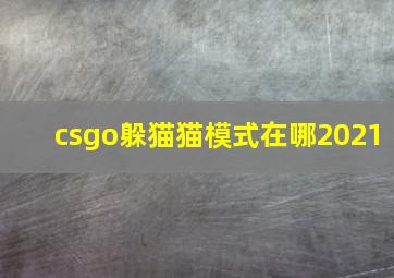 csgo躲猫猫模式在哪2021